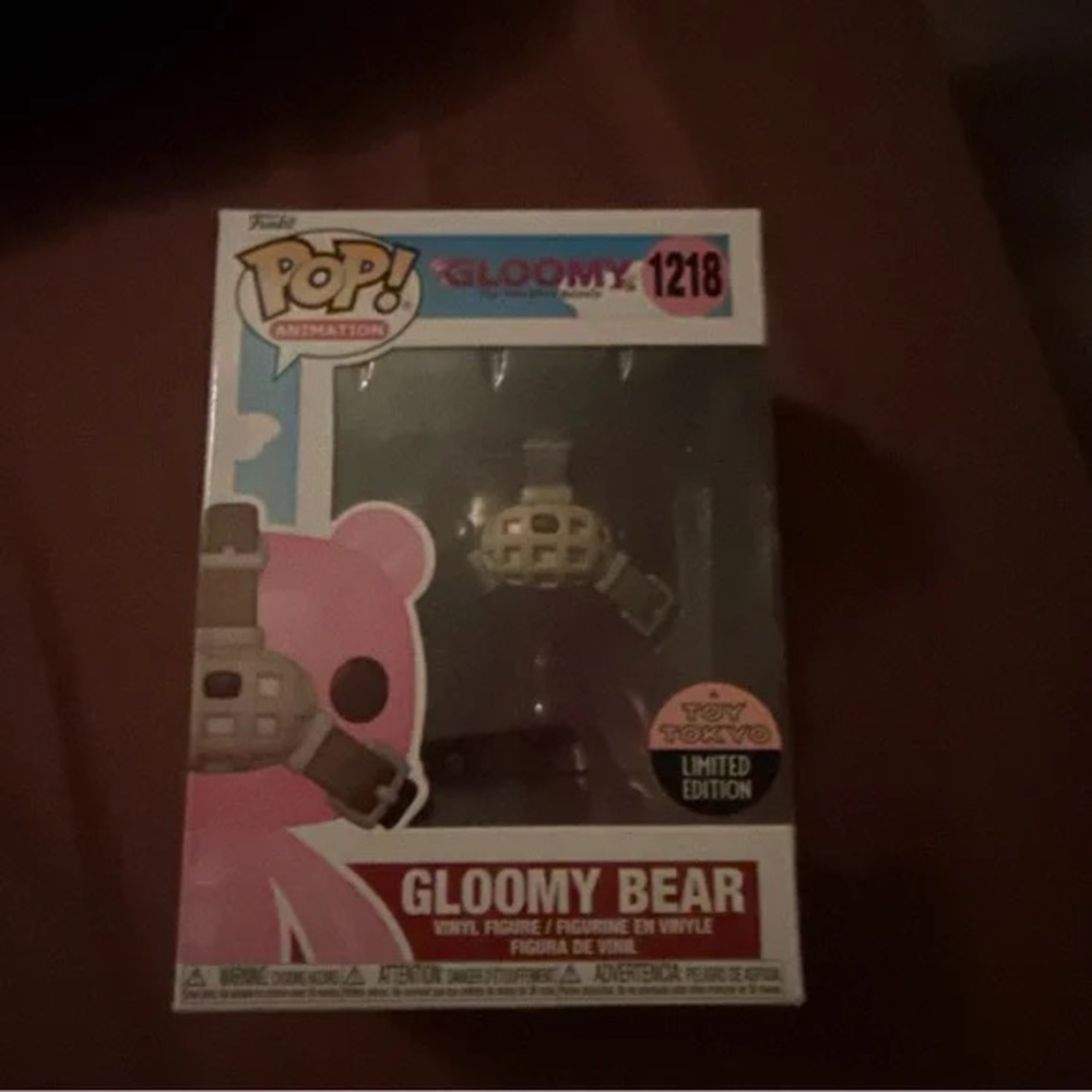 Funko Pop! Gloomy Bear Action Figure - Pink and Brown